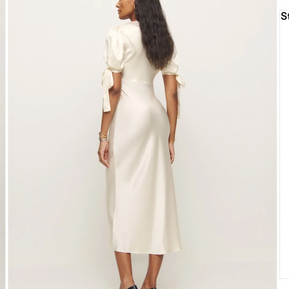 Reformation Petite Stella Silk Dress - Picture 3 of 8